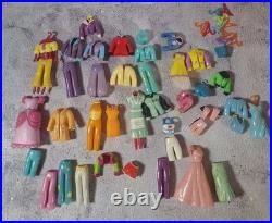 Vintage Fashion Polly Pocket Doll Set With Carrying Case & Accessories