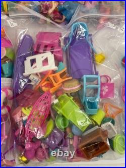 Vintage HUGE Large Mixed Lot Polly Pocket Clothes & Accessories