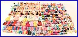 Vintage Large Lot of Polly Pocket Dolls Clothes & More