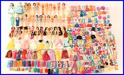 Vintage Large Lot of Polly Pocket Dolls Clothes & More