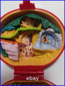 Vintage Lion King Disney Bluebird Polly Pocket Compact Tiny Playset