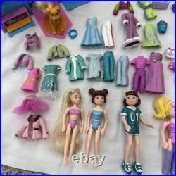 Vintage Lot 100+ Polly Pocket Boutique Fashion Dress Shop Play set Carry Along