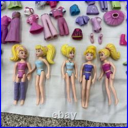 Vintage Lot 100+ Polly Pocket Boutique Fashion Dress Shop Play set Carry Along