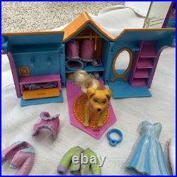 Vintage Lot 100+ Polly Pocket Boutique Fashion Dress Shop Play set Carry Along