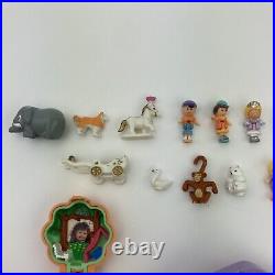 Vintage Lot Bluebird Polly Pocket Toy Playset Compacts Figures Animals 80s 90s
