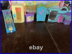 Vintage Lot Of Polly Pocket Dolls, Clothes, Accessories, Gotta Game Rare Set