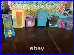 Vintage Lot Of Polly Pocket Dolls, Clothes, Accessories, Gotta Game Rare Set