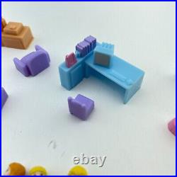 Vintage Lot of Polly Pocket Dolls Furniture from Bluebird Toys