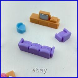 Vintage Lot of Polly Pocket Dolls Furniture from Bluebird Toys