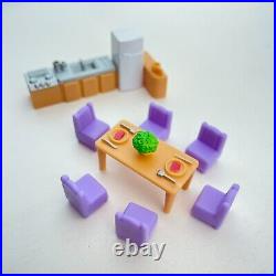 Vintage Lot of Polly Pocket Dolls Furniture from Bluebird Toys