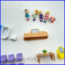 Vintage Lot of Polly Pocket Dolls Furniture from Bluebird Toys