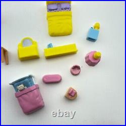 Vintage Lot of Polly Pocket Dolls Furniture from Bluebird Toys