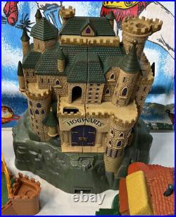 Vintage Mattel Mini Harry Potter Howarts Quidditch Playset Complete Lot 2001