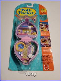 Vintage New Polly Pocket 1993 Kozy Kitties Pet Parade Collection NIB 10631