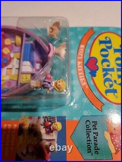 Vintage New Polly Pocket 1993 Kozy Kitties Pet Parade Collection NIB 10631