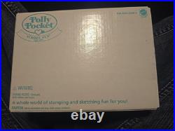 Vintage New Polly Pocket School Time Fun Gift. With Pencil, Eraser. Sharper
