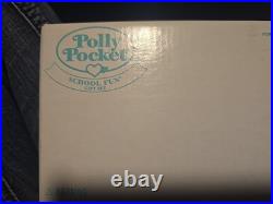 Vintage New Polly Pocket School Time Fun Gift. With Pencil, Eraser. Sharper