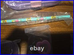 Vintage New Polly Pocket School Time Fun Gift. With Pencil, Eraser. Sharper