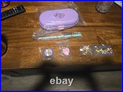 Vintage New Polly Pocket School Time Fun Gift. With Pencil, Eraser. Sharper Vintage New Polly Pocket School Time Fun Gift. With Pencil, Eraser. Sharper