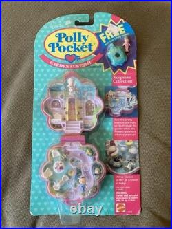 Vintage Original Polly Pocket GARDEN SURPRISE Compact 1990 Bluebird NEW IN BOX