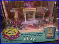 Vintage Original Polly Pocket Pollyville Clubhouse Playset. New In Packaging