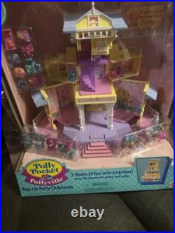 Vintage Original Polly Pocket Pollyville Clubhouse Playset. New In Packaging