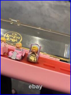 Vintage POLLY POCKET 1989 Ring Collecting Case With 8x Rings Bluebird 4 figures