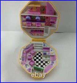 Vintage POLLY POCKET Bluebird LOT of 5 Compacts, Locket, Watch 6 Figures