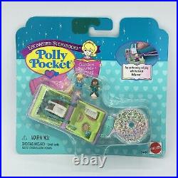 Vintage POLLY POCKET Doll 1995 Garden Sparkle Enchanted Storybook Locket