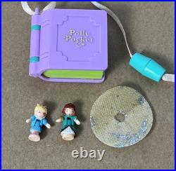 Vintage POLLY POCKET Doll 1995 Garden Sparkle Enchanted Storybook Locket Complet