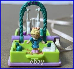 Vintage POLLY POCKET Doll 1995 Garden Sparkle Enchanted Storybook Locket Complet