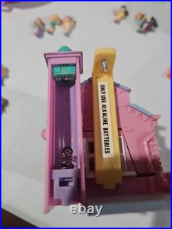 Vintage POLLY POCKET Lot 4 Playsets, 28 Figures, 1 Mirror READ DESCRIPTION