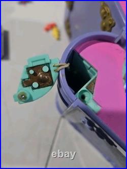 Vintage POLLY POCKET Lot 4 Playsets, 28 Figures, 1 Mirror READ DESCRIPTION