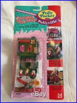 Vintage POLLY POCKET Pollyville HOLIDAY TOY SHOP NEW & SEALED MOC 1995