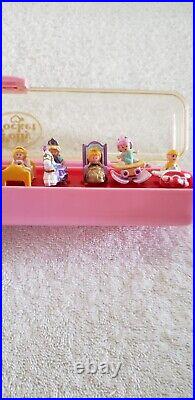 Vintage POLLY POCKET Ring Collecting Case With 10 Complete Rings Bluebird