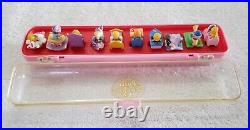 Vintage POLLY POCKET Ring Collecting Case With 10 Complete Rings Bluebird