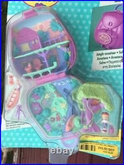 Vintage POLLY POCKET VACATION FUN JUNGLE ADVENTURE SUITCASE NEW & SEALED 1996