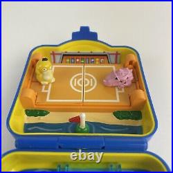 Vintage Pokemon Polly Pocket By Tomy 1997 Compact Case Miniature Toy Sets 4 Figs