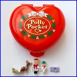 Vintage? Polly Pocket 100% Complete Working Music? Musical Holiday Christmas