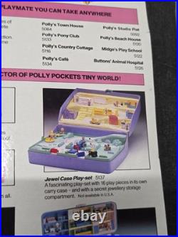 Vintage Polly Pocket 1989 Button's Animal Hospital Bluebird NEW SEALED