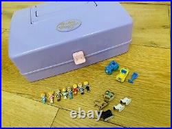 Vintage Polly Pocket 1989 Jewel Case And Figures EXCELLENT CONDITION Rare