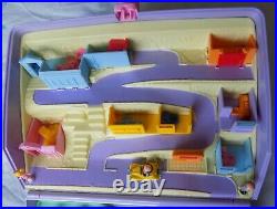 Vintage Polly Pocket 1989 Jewel Case Play Set (Blue House) 100% Complete in VGC