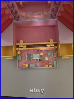 Vintage Polly Pocket 1990 Trinket Box Bluebird With 4 Dolls +2 Pets/Baby RARE