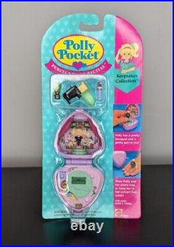 Vintage Polly Pocket 1991 Perfect Piano Recital Ring and Ring Case NEW On CARD