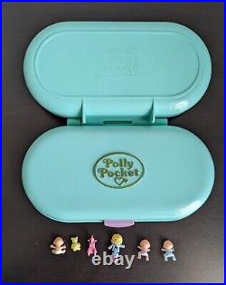 Vintage Polly Pocket 1992 Babysitting Stamper-SEALED INK PADS Complete Excellent