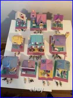 Vintage Polly Pocket 1993 10 COMPLETE Sets See Description For Info And List