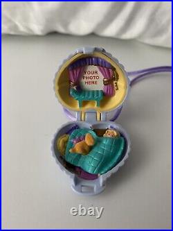 Vintage Polly Pocket 1993 FUZZY KITTEN COMPLETE Necklace Locket