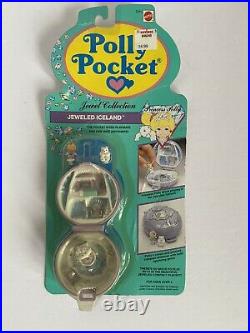 Vintage Polly Pocket 1993 Mattel Jewel Collection JEWELED ICELAND 9264 NEW Rare