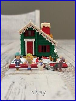 Vintage Polly Pocket 1993 Musical Holiday Chalet Complete NO MUSIC Bluebird Toys