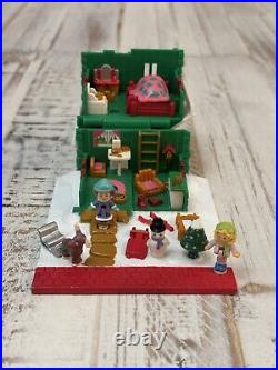 Vintage Polly Pocket 1993 Musical Holiday Chalet Complete NO MUSIC Bluebird Toys